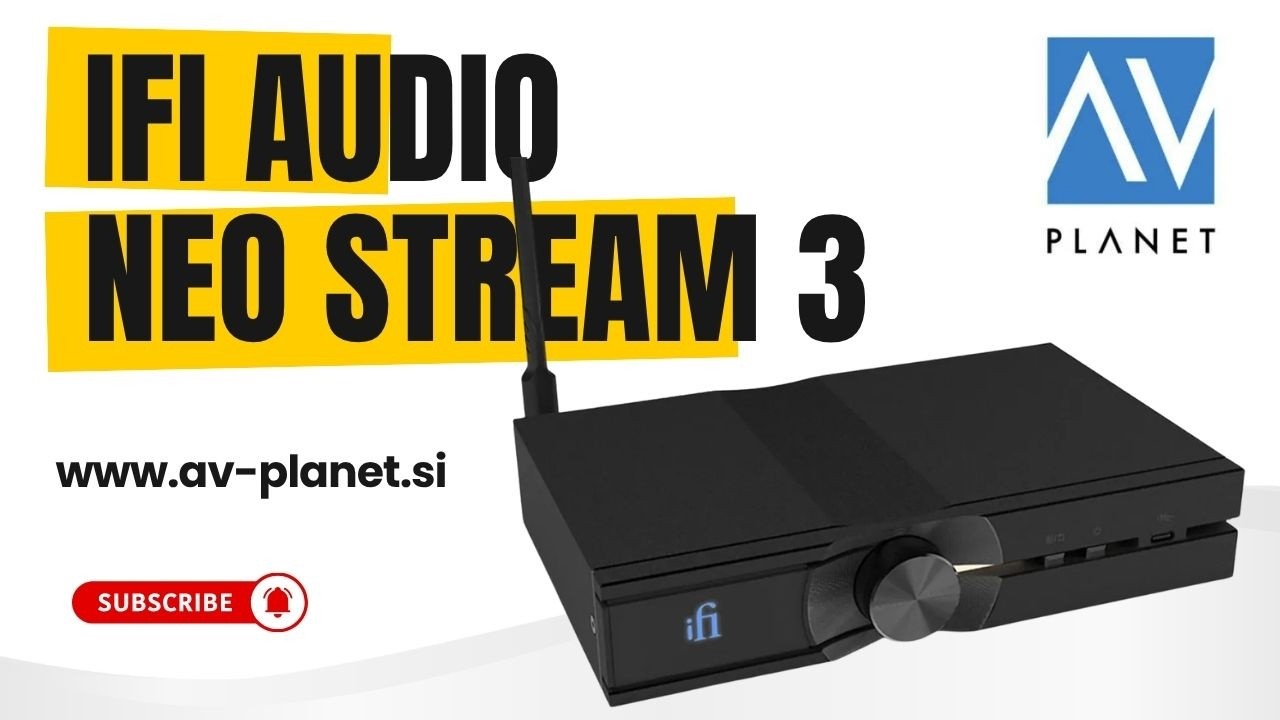 iFi NEO Stream - referenčni Hi-Fi mrežni predvajalnik, zasnovan za avdiofile