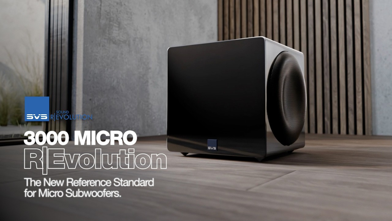 SVS 3000 Micro R|Evolution Subwoofer. The Reference Standard for Compact Subwoofers.