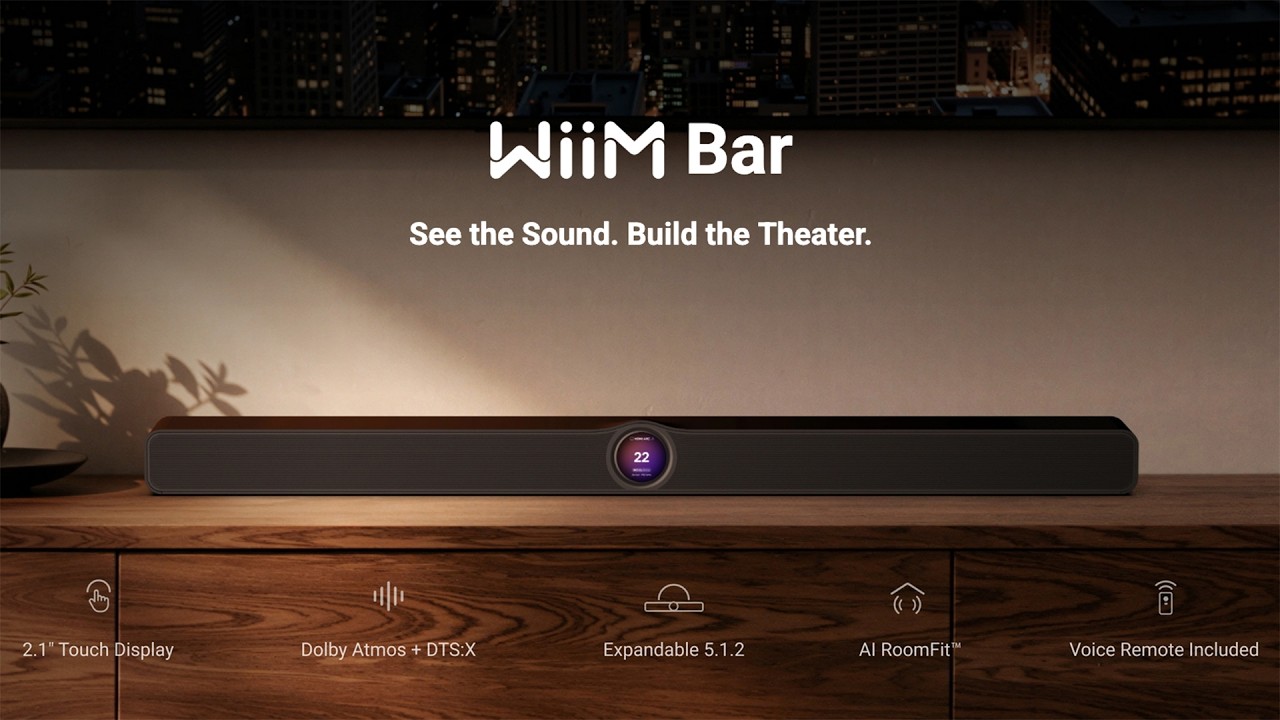 WiiM Soundbar – pameten TV soundbar z vrhunskim zvokom in streaming funkcijami