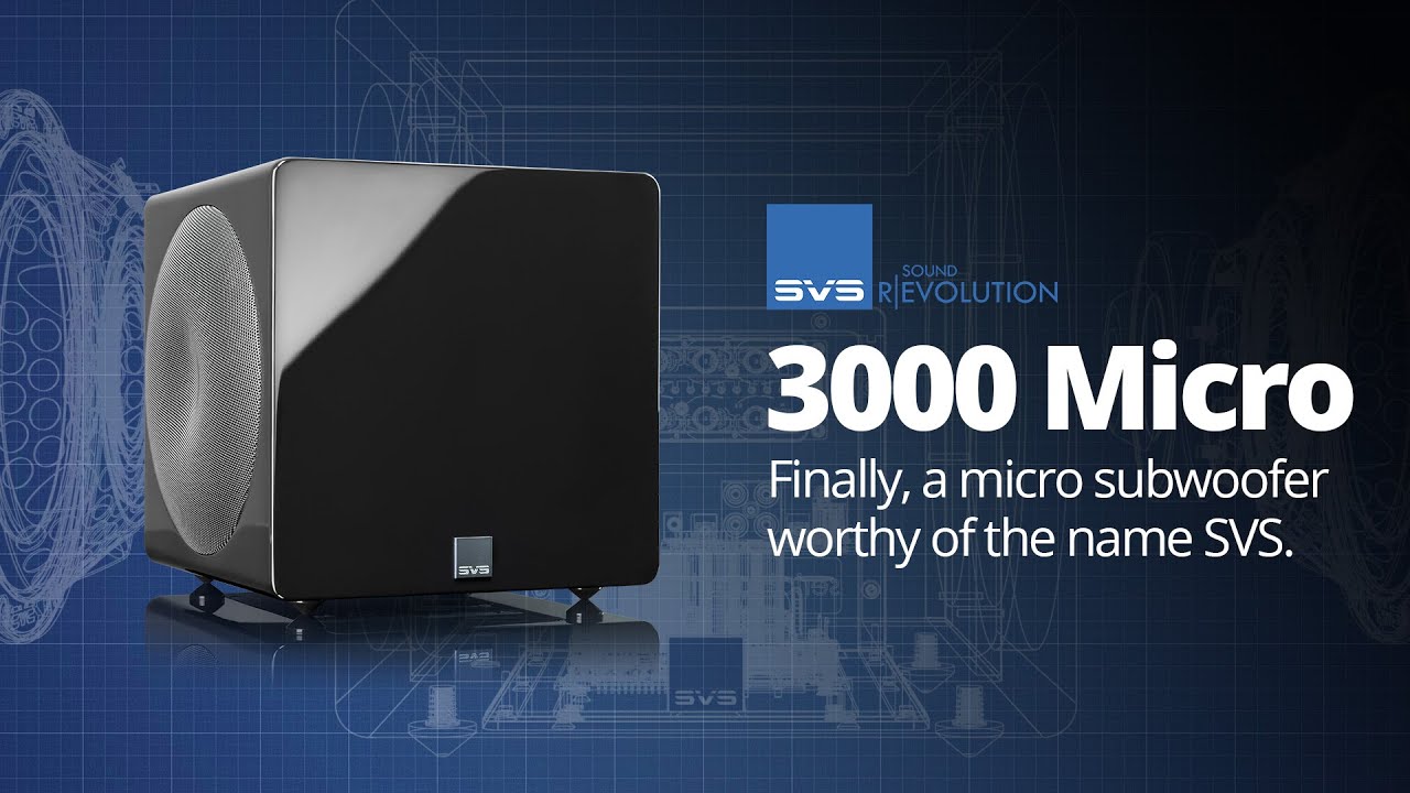 SVS 3000 Micro Subwoofer Design & Technology Overview