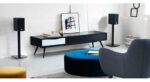spektor  black stereo stand grille