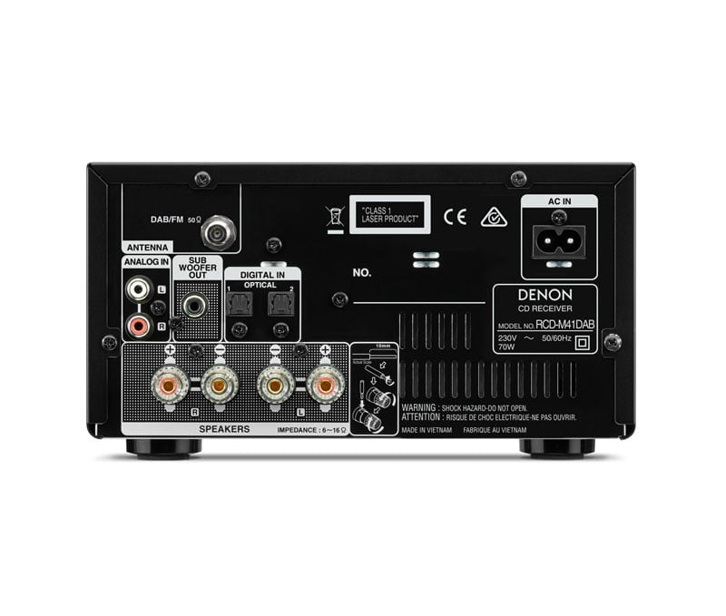 Denon RCD M DAB zadaj