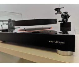 Lebdeči gramofon MAG-LEV Audio BX ČRN/SREBRN 2