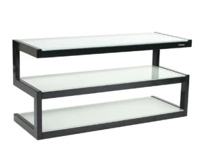 TV stojalo Norstone ESSE AV - steklo/črna