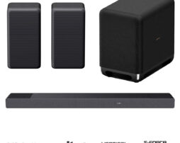 Soundbar Sony HT-A7000, nizkotonec SA-SW5 in zadnji zvočniki SA-RS3S