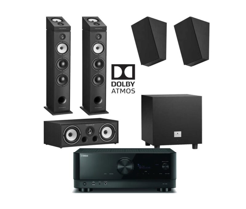 Yamaha RX-V6A z Dolby Atmos zvočniki