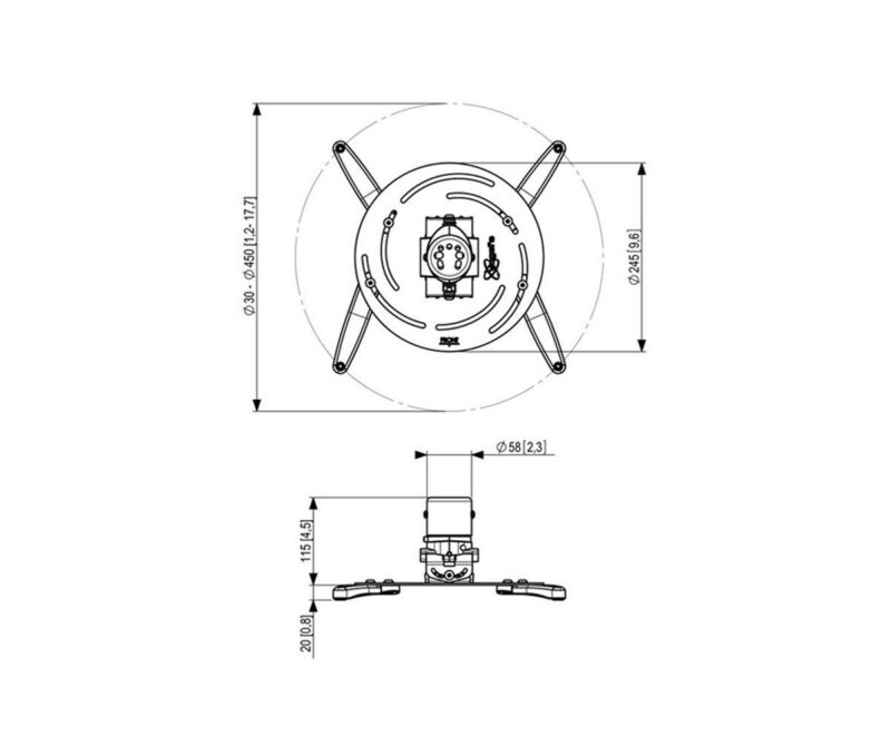 Vogels PPC 2500 nosilec za projektor