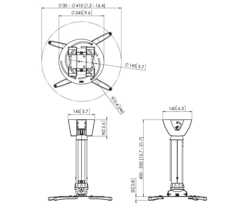 Vogels PPC 2540 nosilec za projektor