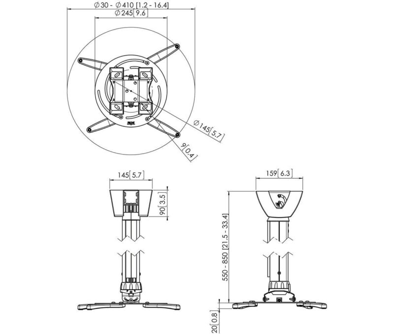 Vogels PPC 2555 nosilec za projektor