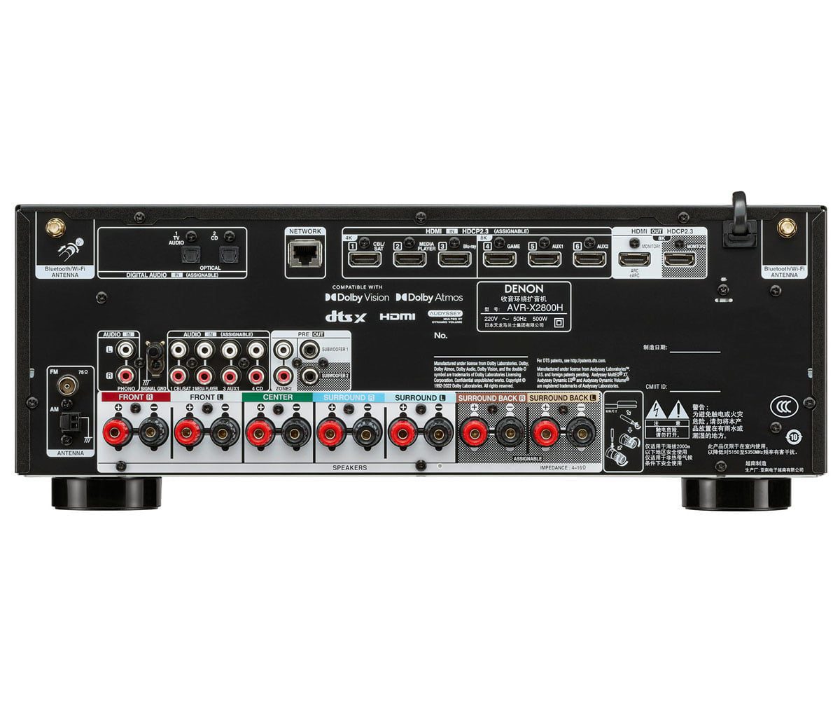 AV receiver Denon AVR-X2800H 2
