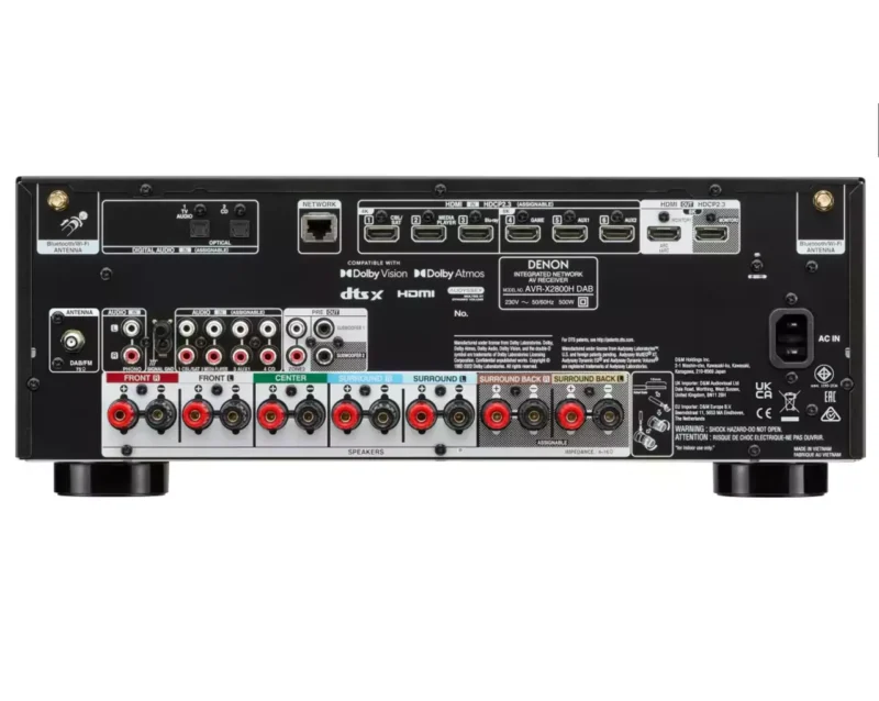 AV receiver Denon AVR-X2800H | av-planet.si