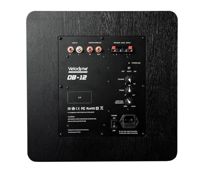 Aktivni nizkotonec Velodyne Deep Blue 12