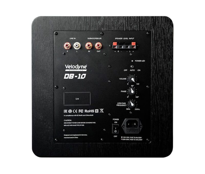 Aktivni nizkotonec Velodyne Deep Blue 10