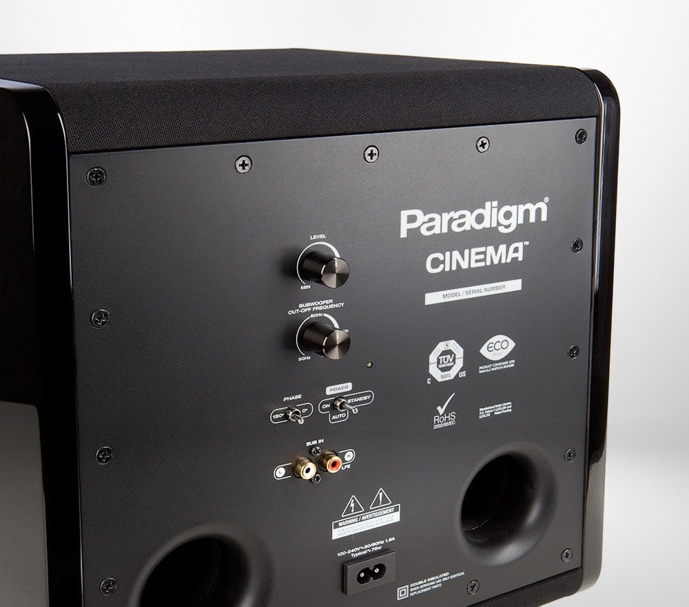 Set home theater Paradigm Cinema 100 CT 5.1