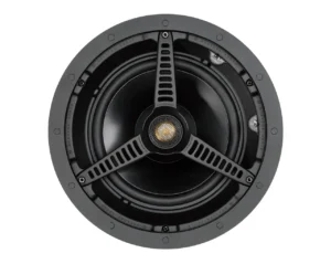 Vgradni zvočnik Monitor Audio Core C280 vključuje 8-palčni bas gonilnik C-CAM in bolj specifično različica visokotonskega zvočnika C-CAM Gold Dome.