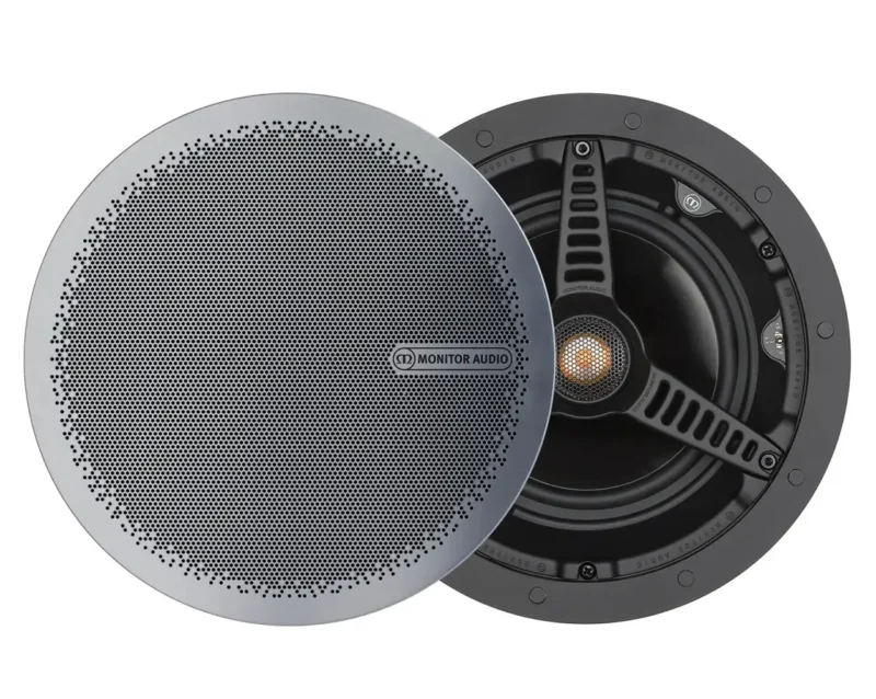 Monitor Audio PG6-R Premium okrogla mrežica za zvočnik - silver mist