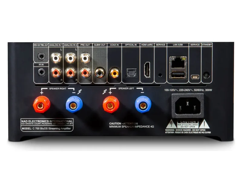 BluOS pretočni ojačevalec Nad C 700