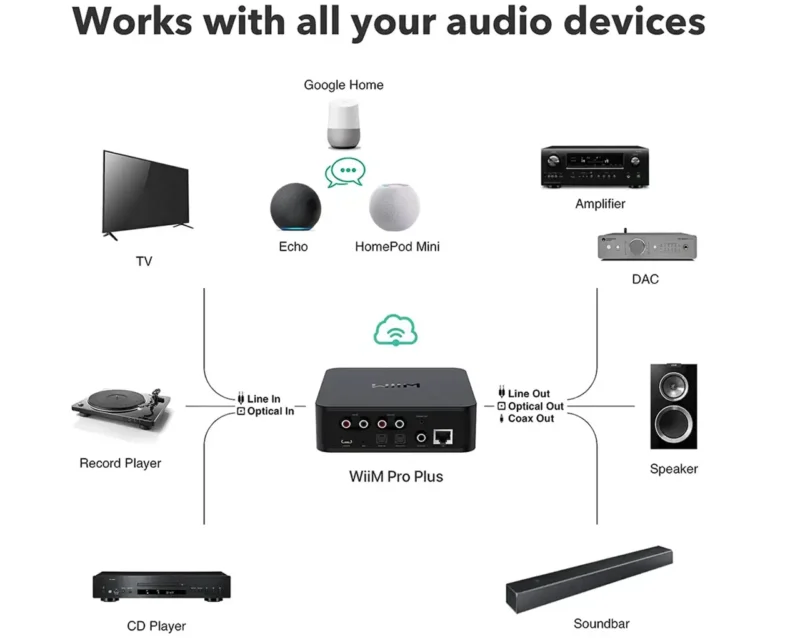 WiiM Pro Plus Audio Streamer