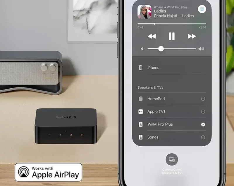 WiiM Pro Plus Audio Streamer