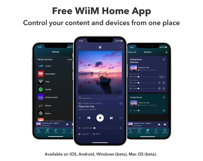 WiiM Amp ojačevalec in audio streamer