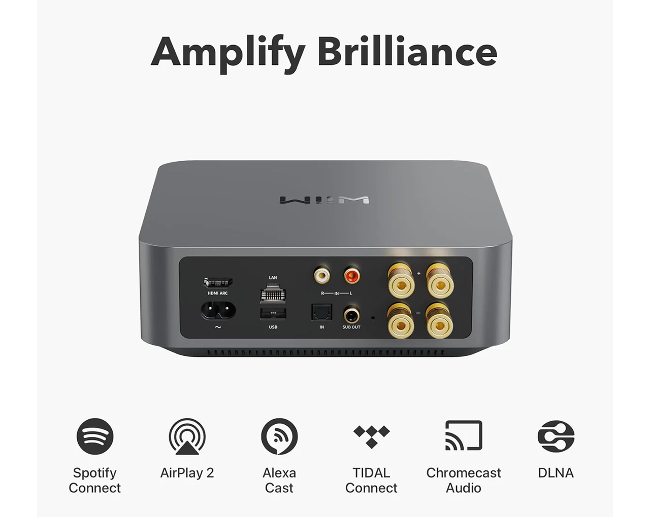 WiiM Amp ojačevalec in audio streamer