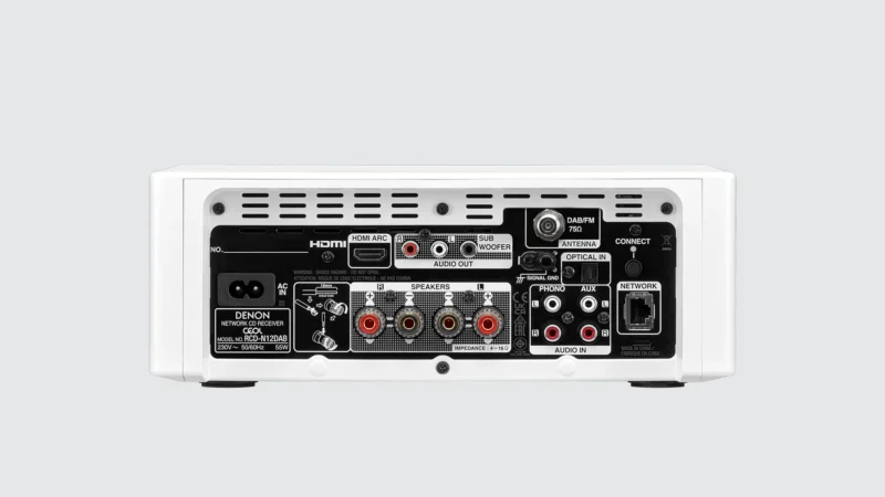 CD/Receiver Denon RCD-N12DAB srebrn