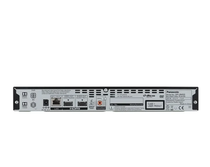 Ultra HD Blu-ray predvajalnik Panasonic DP-UB450