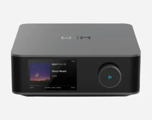 WiiM Amp Ultra je pametni Hi-Res ojačevalec in streamer z Bluetooth, AirPlay 2, HDMI ARC in močjo 120 W – vse v enem, za vrhunski domači zvok.