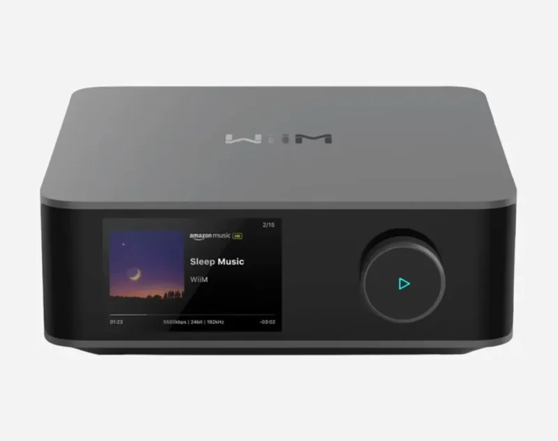 WiiM Amp Ultra je pametni Hi-Res ojačevalec in streamer z Bluetooth, AirPlay 2, HDMI ARC in močjo 120 W – vse v enem, za vrhunski domači zvok. WiiM Amp Ultra je pametni Hi-Res ojačevalec in streamer z Bluetooth, AirPlay 2, HDMI ARC in močjo 120 W – vse v enem, za vrhunski domači zvok.