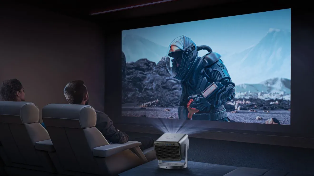 4K Ultra HD projekcija z bogatimi barvami na Hisense C2 Pro projektorju