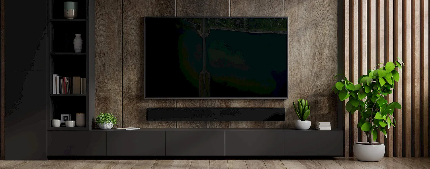 Monitor Audio SB-3 pasivni soundbar pod televizorjem večje velikosti