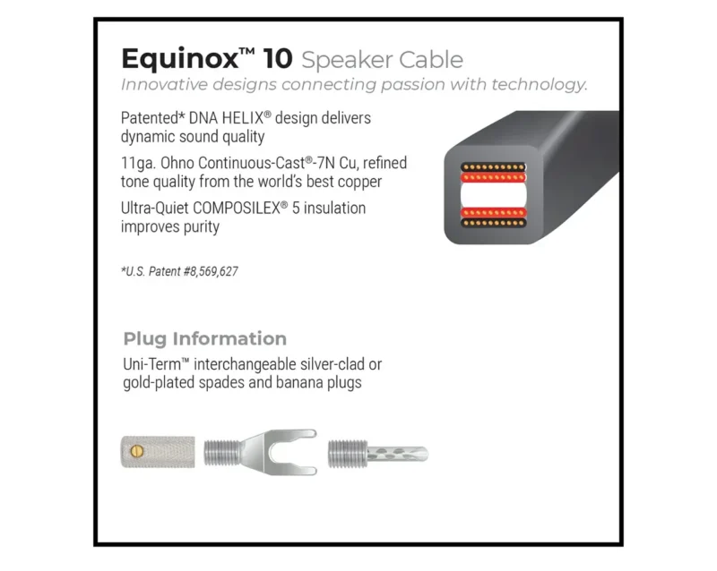 Zvočniški kabel Wireworld Equinox 10