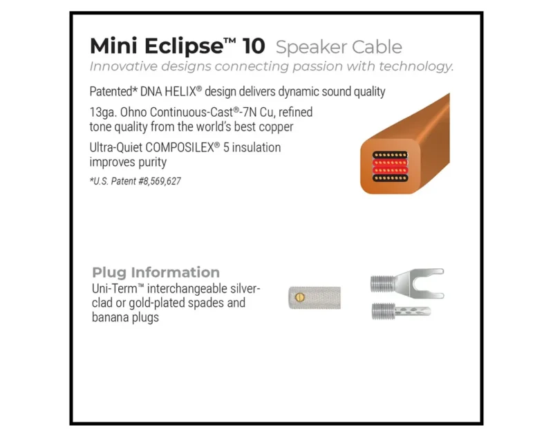 Zvočniški kabel Wireworld Mini Eclipse 10