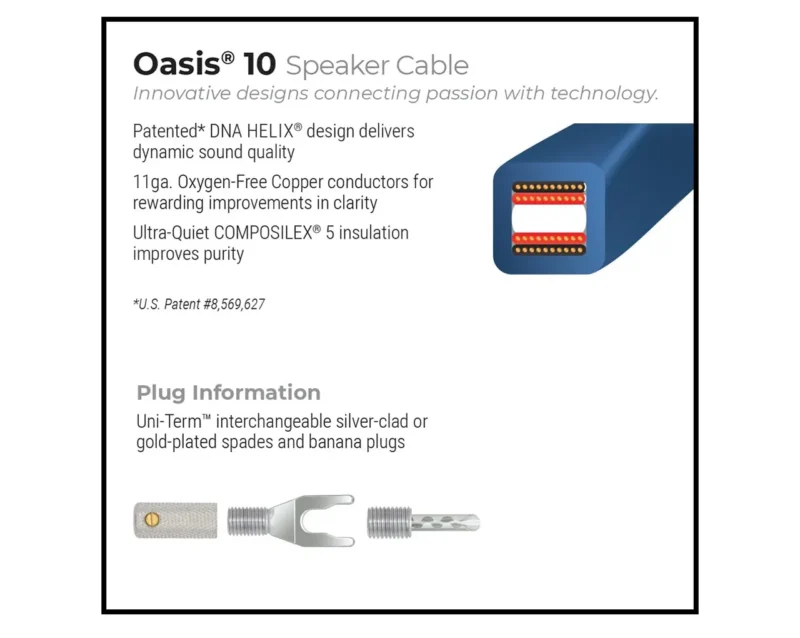 Zvočniški kabel Wireworld Oasis 10