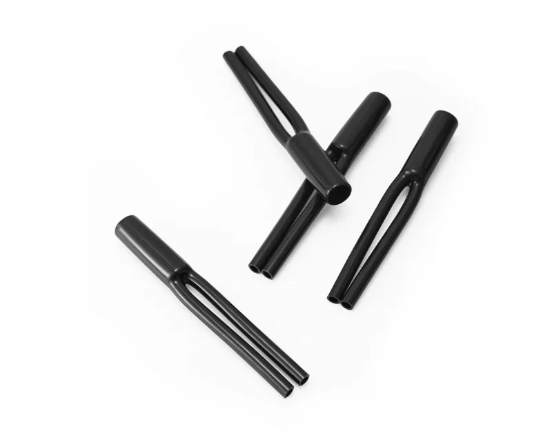 Uvodnice za zvočniške kable Norstone, stereo par NorStone Black Speaker Cable Jacket – profesionalna zaščita zvočniških kablov