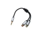 Pro-Ject Connect it Adaptor RCA/Mini-Jack Y-Cable je kompakten stereo avdio adapter z RCA in 3,5 mm mini jack priključkom, pozlačenimi kontakti in fleksibilnim kablom za vsestransko uporabo