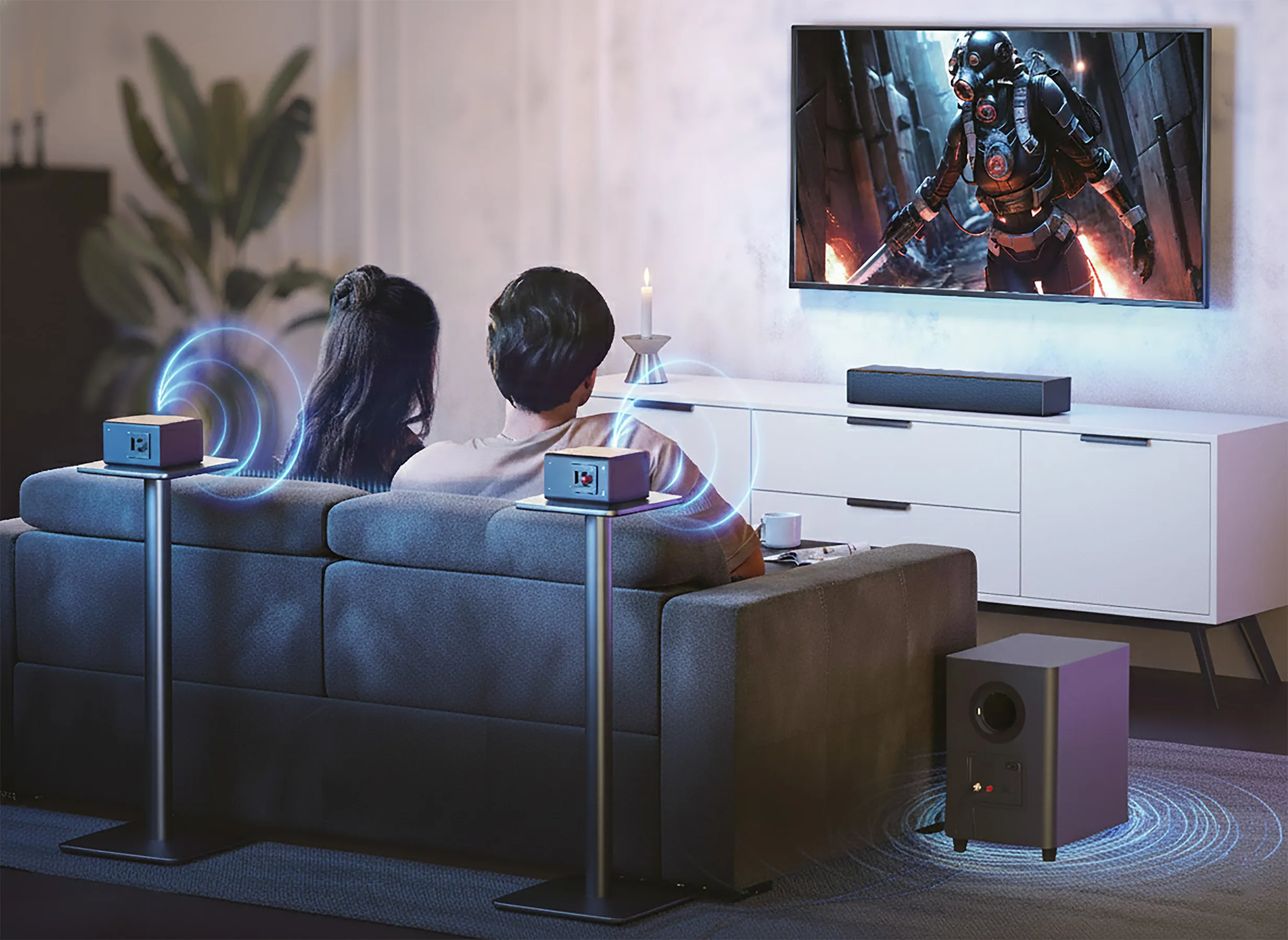 Eltax Cine Sound 5.1 soundbar 5.1 z Dolby Atmos