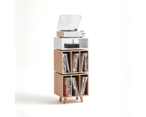 Norstone Stockholm 1100 bútorok bakelitlemezekhez és audio komponensekhez