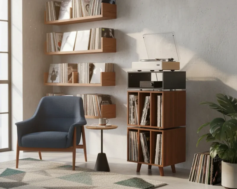 Norstone Stockholm 1100 moderna Hi-Fi omarica za dnevni prostor