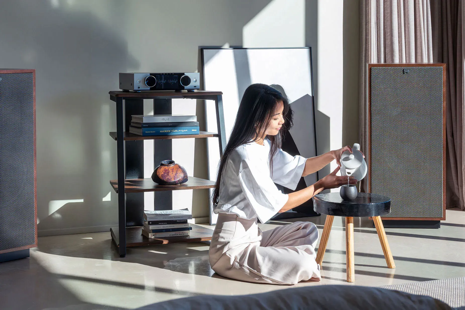 Onkyo Muse Y-50 v sodobnem hi-fi sistemu doma