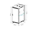 NorStone Rack 18U~mv2 NorStone Rack 18U