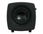 Jamo Cube aktivni nizkotonec z 500 W Class D ojačevalnikom in dvojnima 6,5" wooferjema zagotavlja globok in natančen bas za Hi-Fi in domači kino.