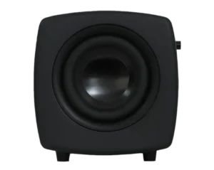 Jamo Cube aktivni nizkotonec z 500 W Class D ojačevalnikom in dvojnima 6,5" wooferjema zagotavlja globok in natančen bas za Hi-Fi in domači kino.