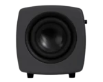 Jamo Cube aktivni nizkotonec z 500 W Class D ojačevalnikom in dvojnima 6,5" wooferjema zagotavlja globok in natančen bas za Hi-Fi in domači kino.