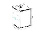 NorStone Wall Rack 18U~mv2 NorStone Wall Rack 18U
