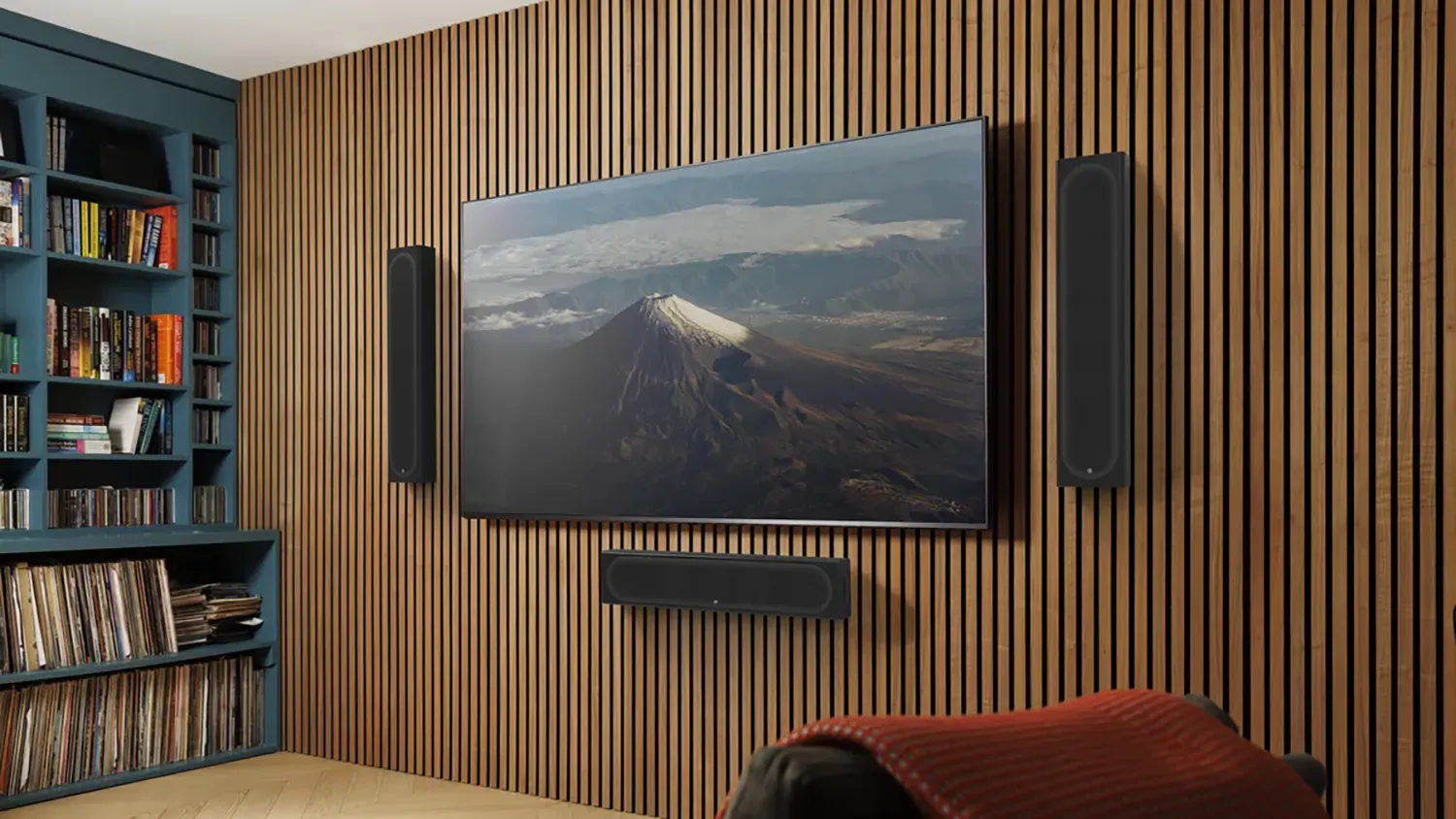 Radius On-Wall 4G – eleganten stenski zvočnik za TV in domači kino