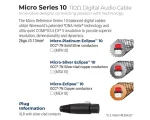 Micro-Platinum Eclipse™ 10 – balansirani digitalni avdio kabel Micro-Platinum Eclipse™ 10 – balansirani digitalni avdio kabel