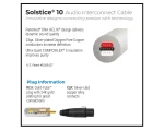 Wireworld Solstice 10 RCA/XLR avdio kabel Wireworld Solstice 10 RCA/XLR avdio kabel