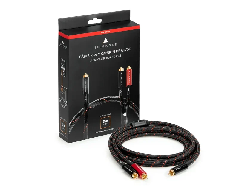 TRIANGLE RED Serie RCA Y subwoofer kabel TRIANGLE RED Serie RCA Y subwoofer kabel